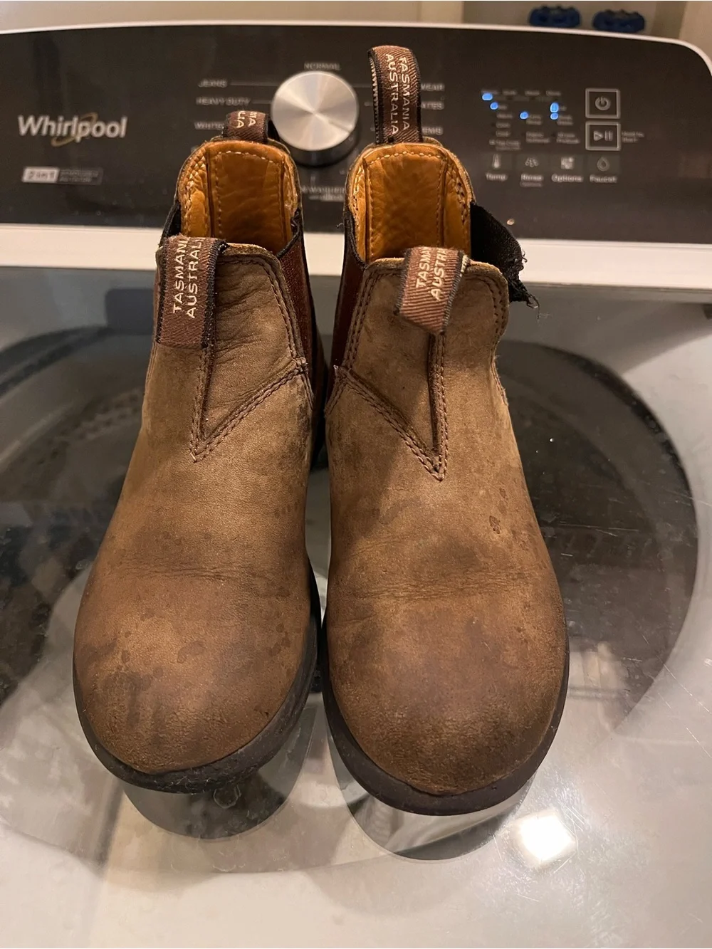 🍄‍🟫 Blundstone Kids Boots - Leather Slip-On Shoes, Size AU 12